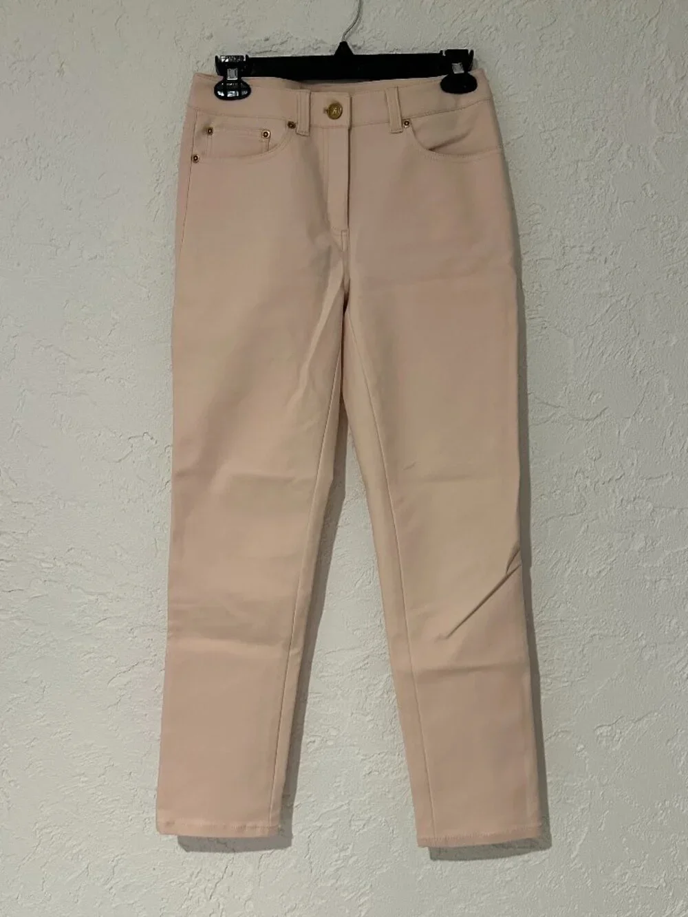 Tory Burch Blush Pink Stretch Skinny Pants Size 0